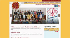 Desktop Screenshot of myholyfamilyschool.org